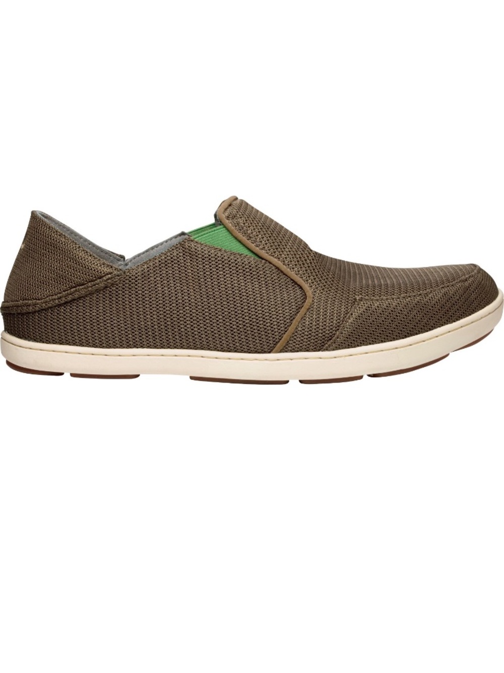 OluKai Nohea Mesh Shoes Slip on Loafers Mustang Lime Peel Mens 8.5 - Picture 2 of 16